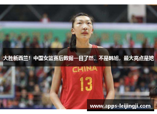 大胜新西兰！中国女篮赛后数据一目了然，不是韩旭，最大亮点是她